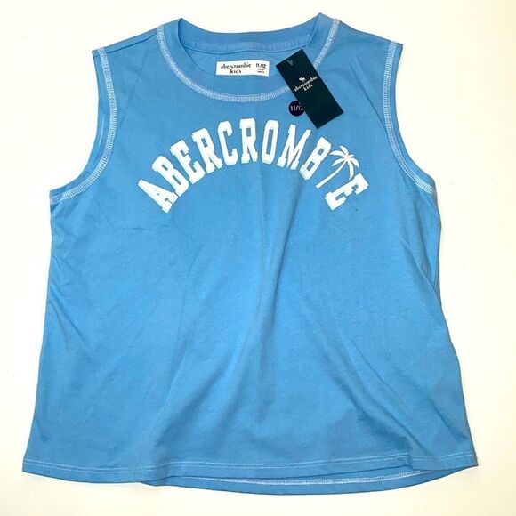 🔥ABERCROMBIE KIDS T-SHIRT tank SZ 11/12 girl New - Picture 1 of 3